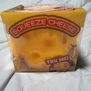 Sunny Days Giggle Zone Squeeze Cheese Large Block Squishy Sensory Fidget Toy
